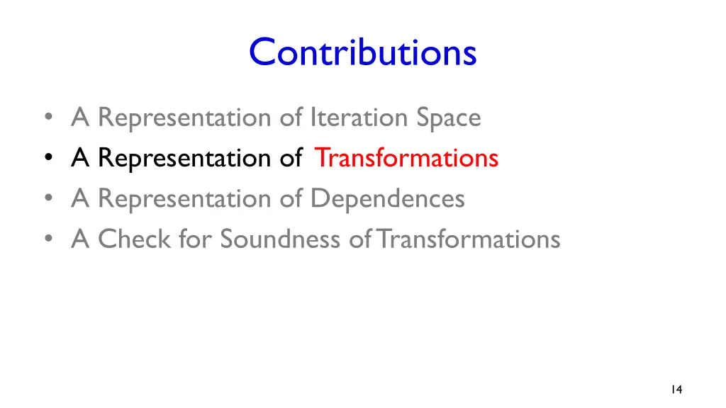 contributions 2