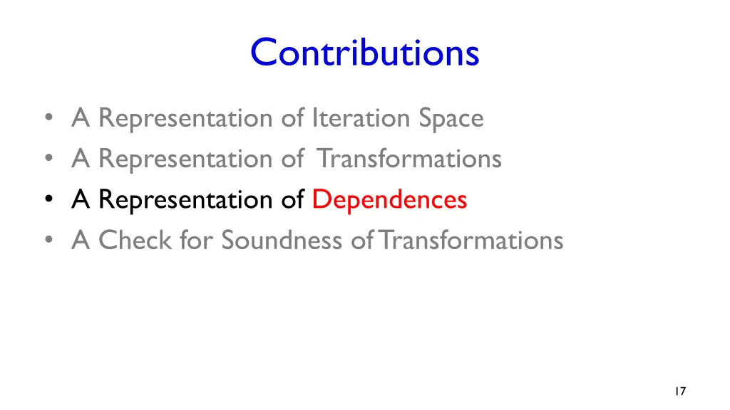 contributions 3