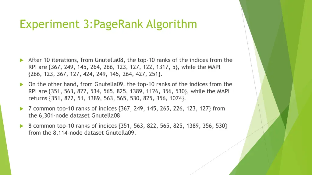 experiment 3 pagerank algorithm 2