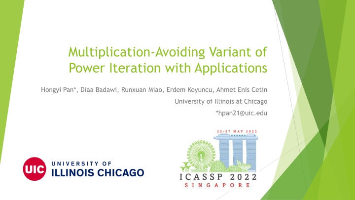multiplication avoiding variant of power