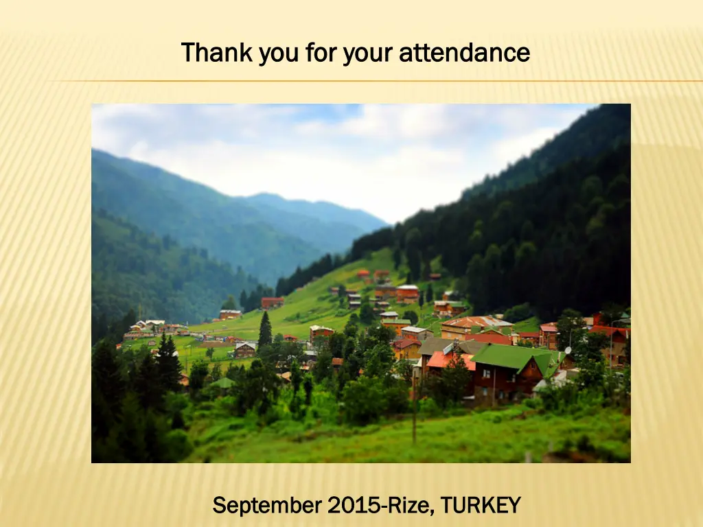 thank you for your attendance thank you for your