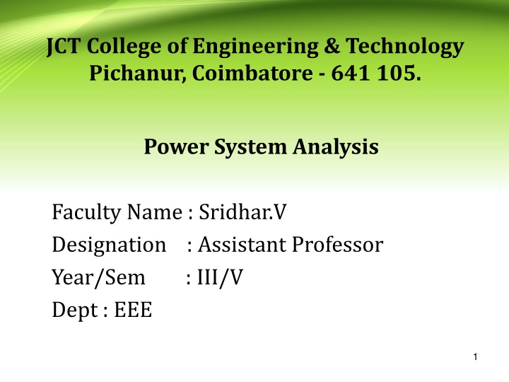 jct college of engineering technology pichanur