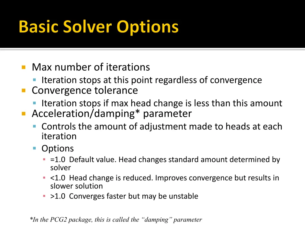 max number of iterations iteration stops at this