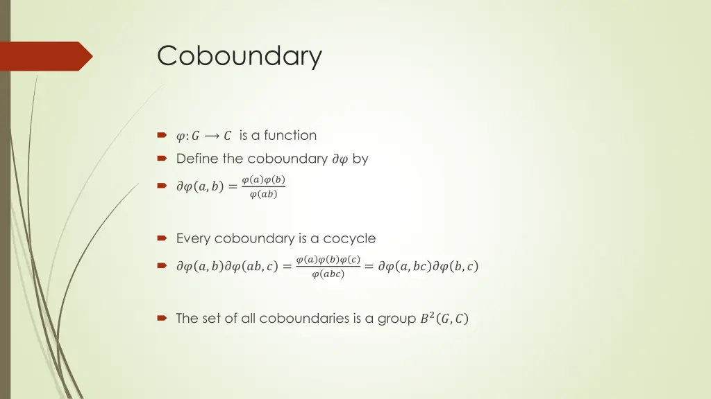 coboundary