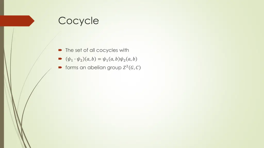 cocycle 2