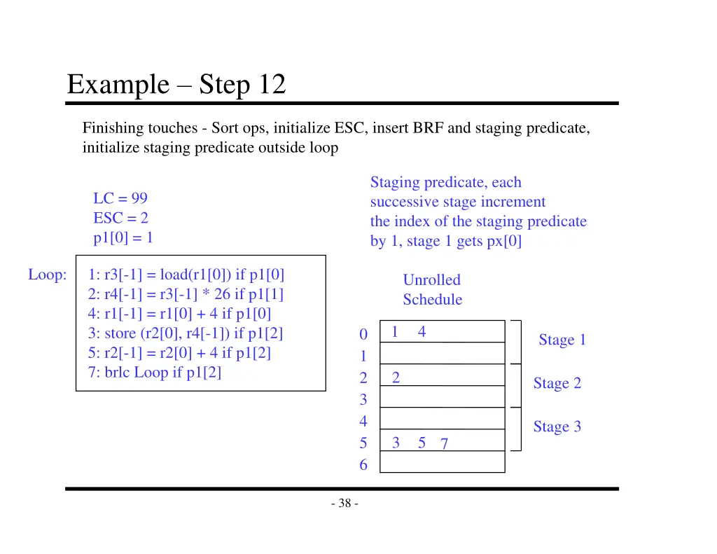 example step 12