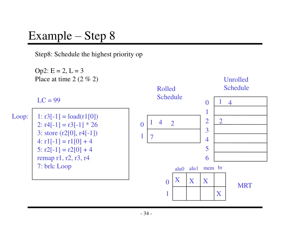 example step 8