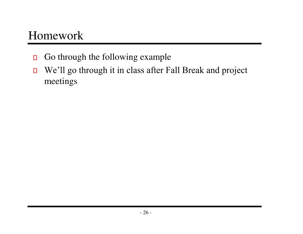 homework