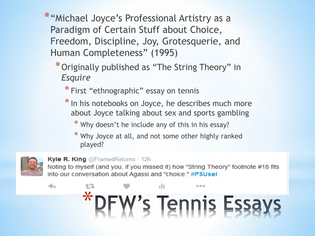 michael joyce s professional artistry
