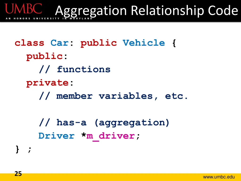 aggregation relationship code 2