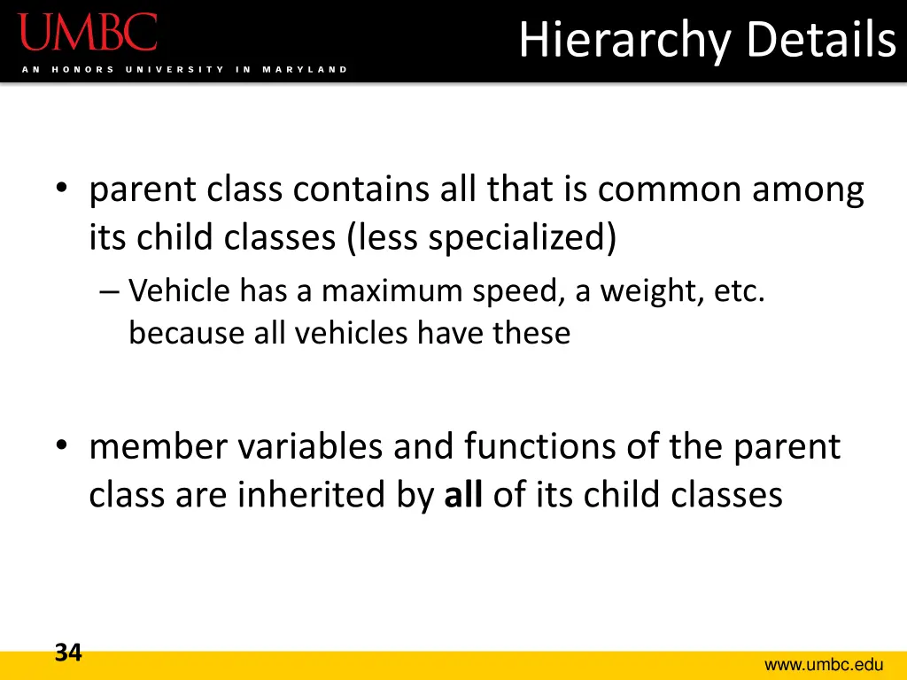 hierarchy details