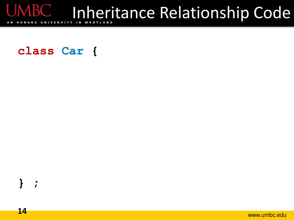 inheritance relationship code 1
