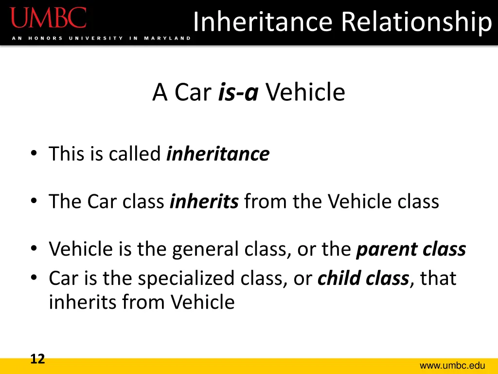 inheritance relationship