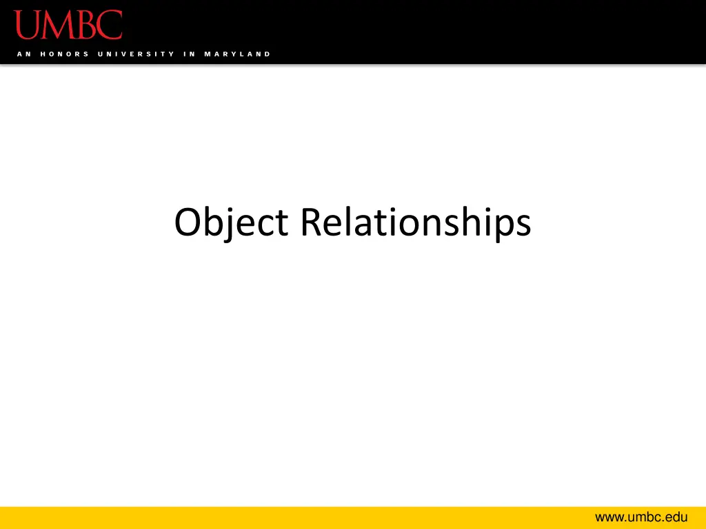 object relationships