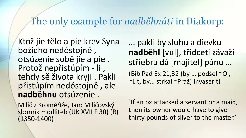 the only example for nadb hn ti in diakorp