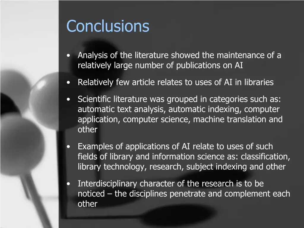 conclusions 1