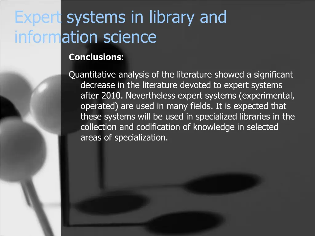 expert systems in library and information science 5