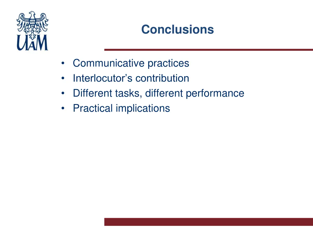 conclusions 1