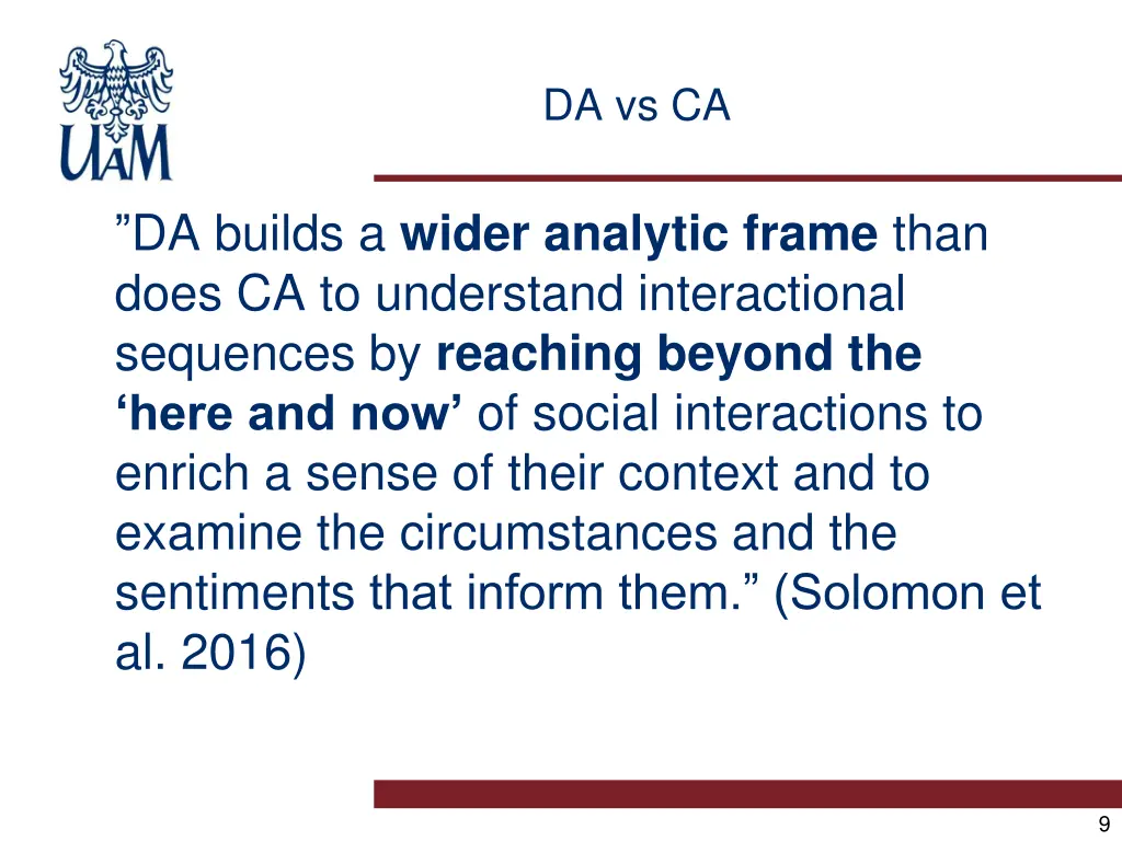 da vs ca