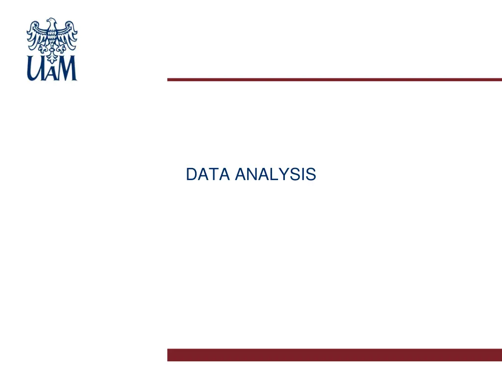 data analysis
