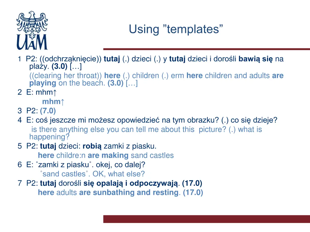 using templates