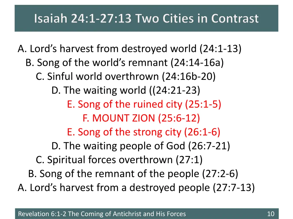 a lord s harvest from destroyed world