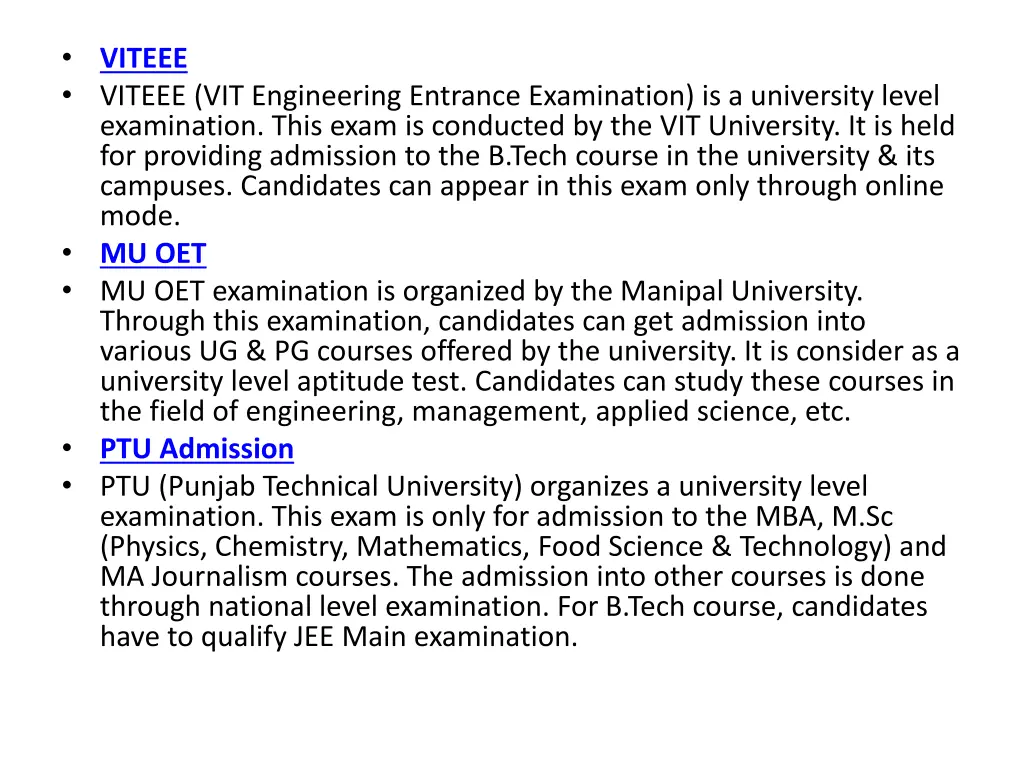 viteee viteee vit engineering entrance