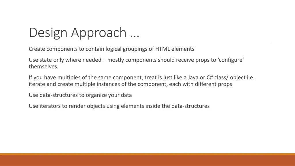 design approach