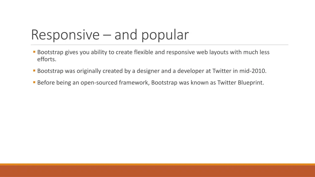 responsive and popular