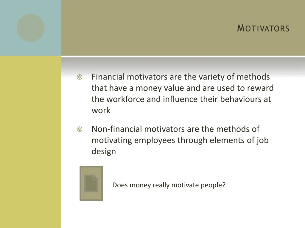 m otivators