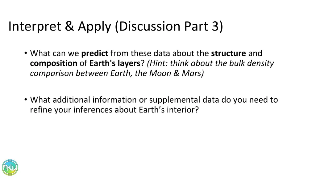 interpret apply discussion part 3
