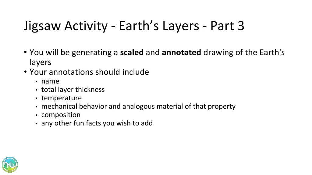 jigsaw activity earth s layers part 3