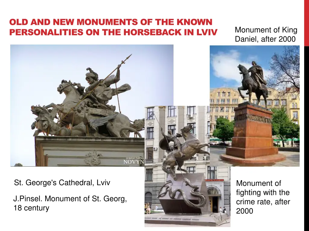 old and new monuments of the known personalities