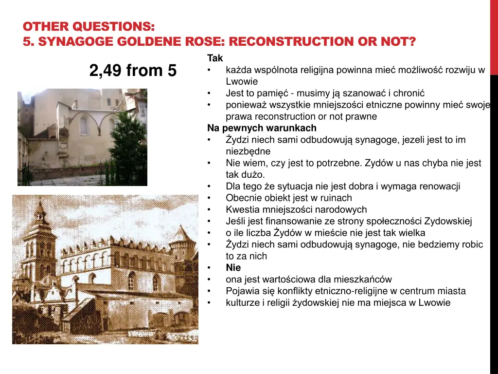 other questions 5 synagoge goldene rose