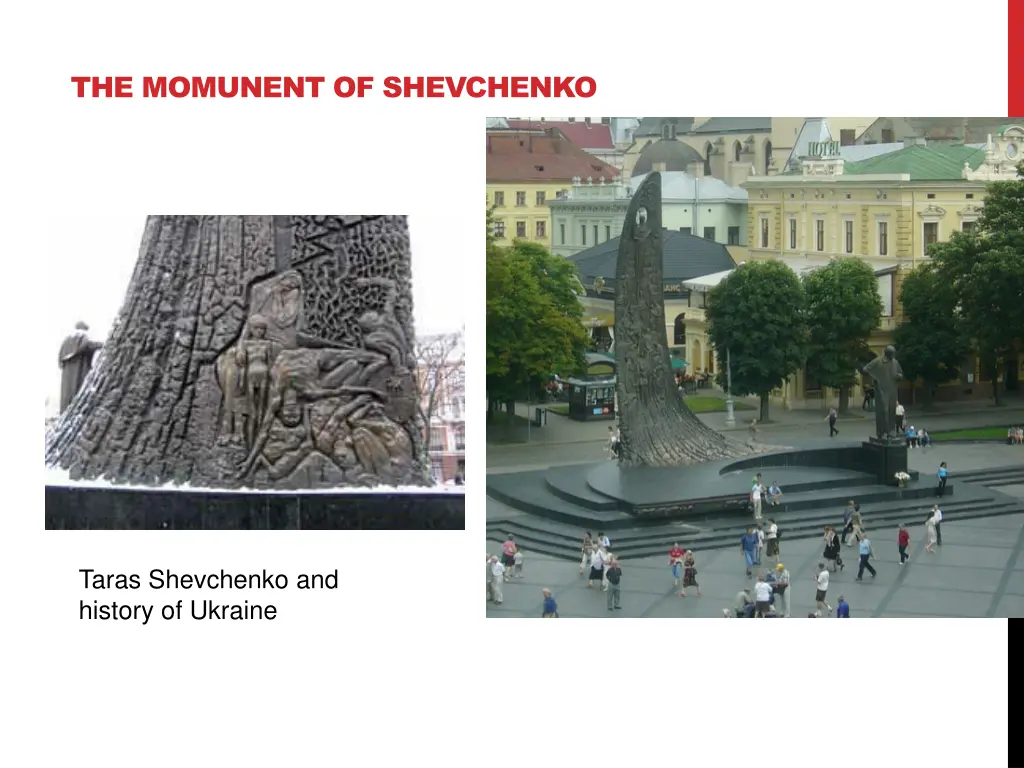 the momunent of shevchenko