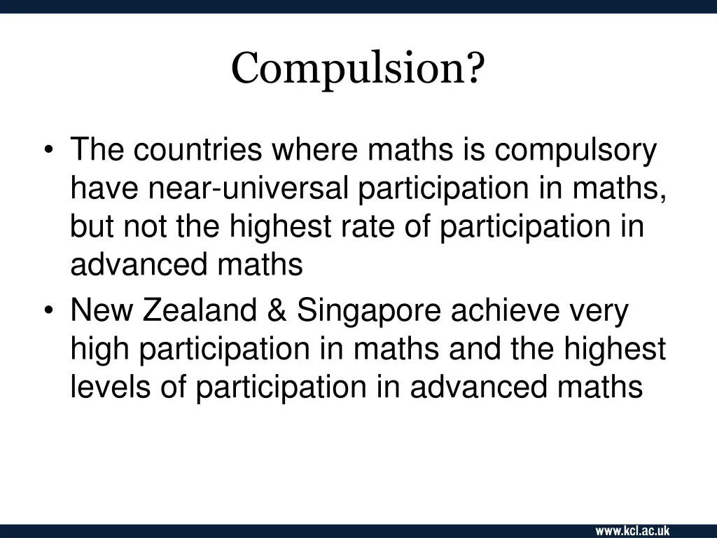 compulsion