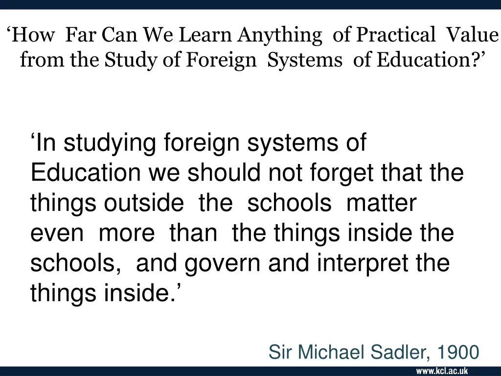 how far can we learn anything of practical value