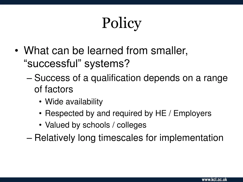 policy