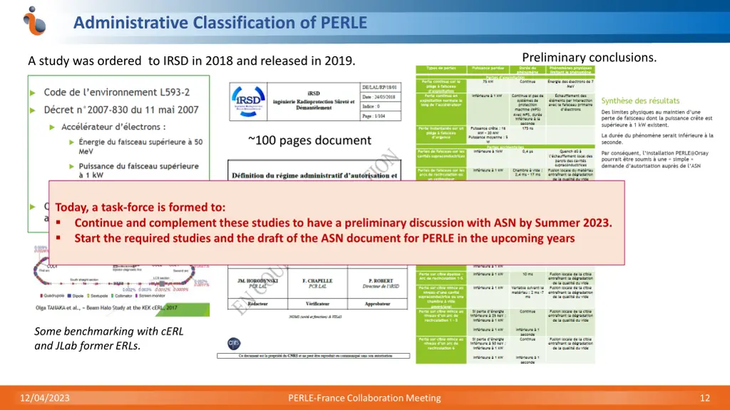 administrative classification of perle
