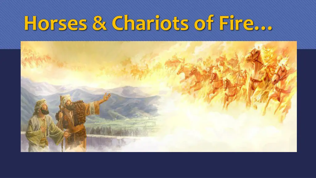 horses chariots of fire