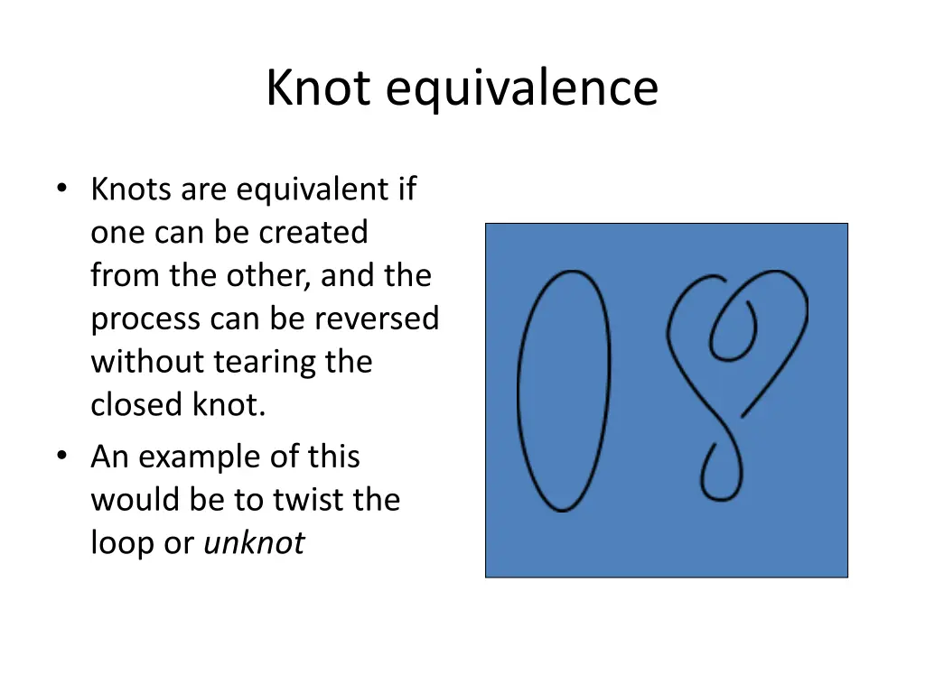 knot equivalence