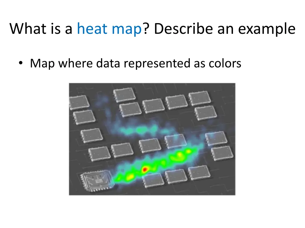 what is a heat map describe an example 1