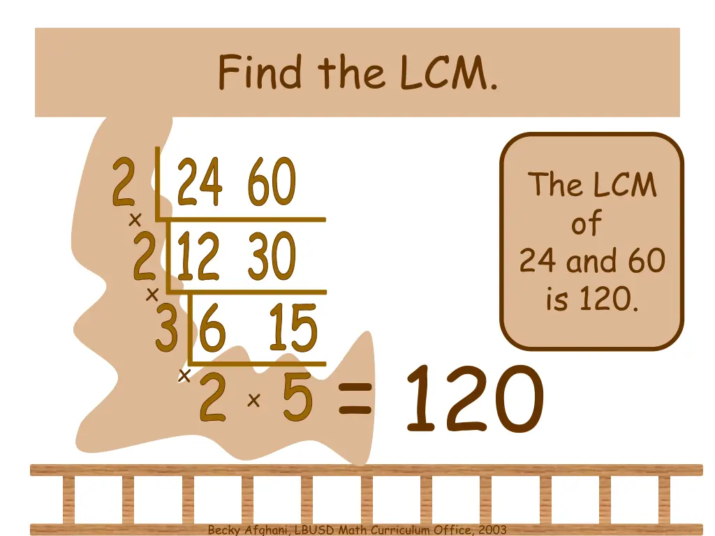 find the lcm