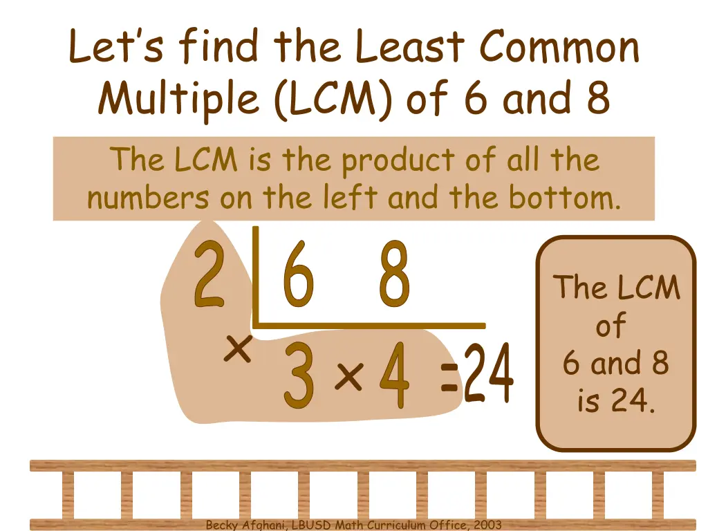 let s find the least common multiple