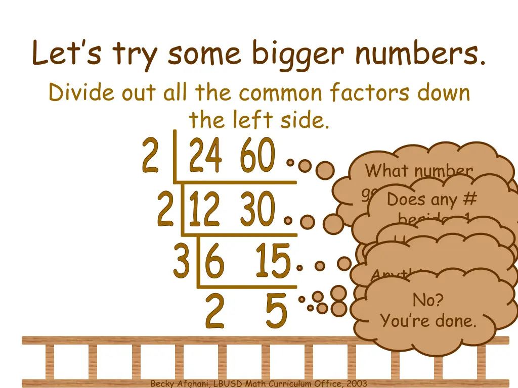 let s try some bigger numbers divide