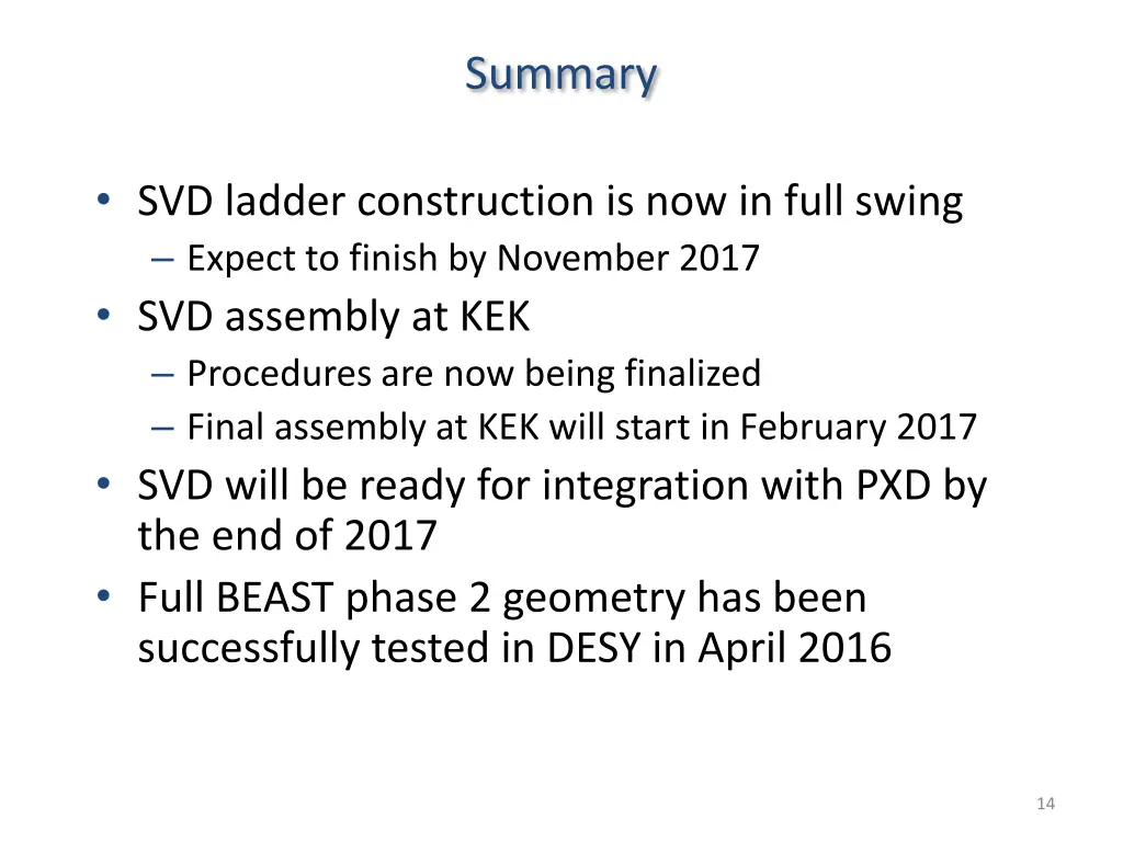 summary