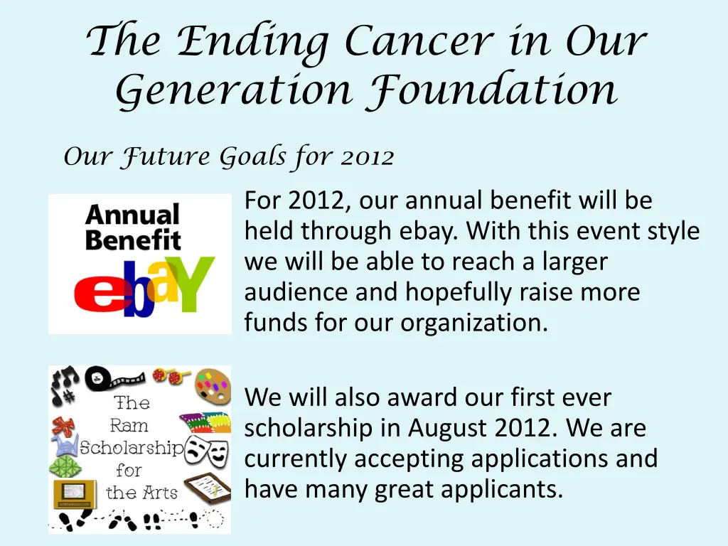 the ending cancer in our generation foundation 2