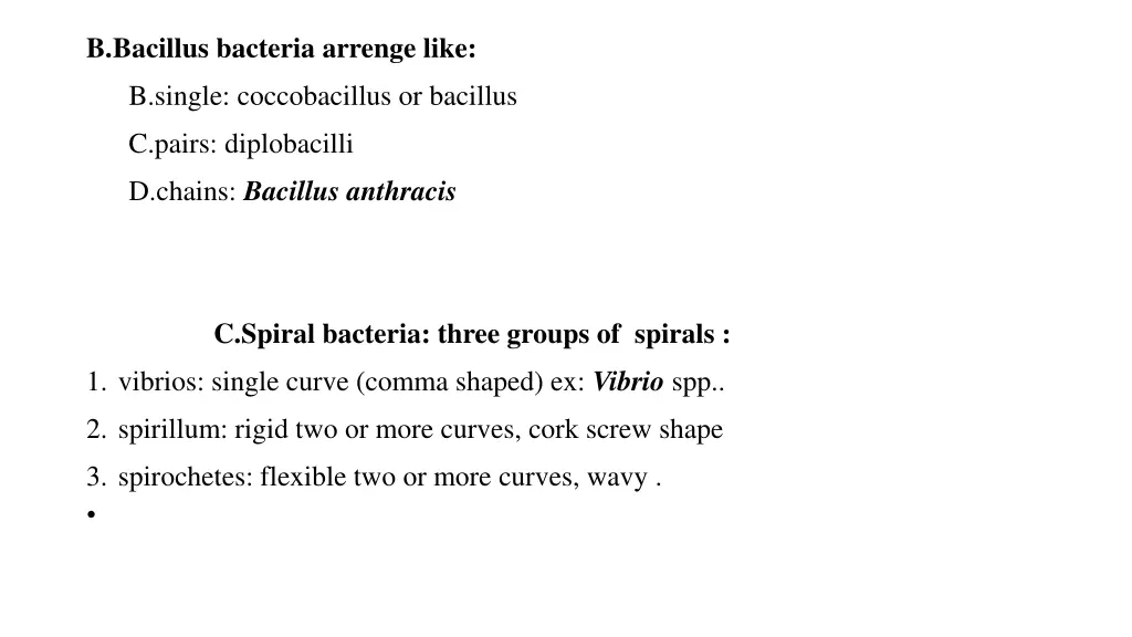 b bacillus bacteria arrenge like
