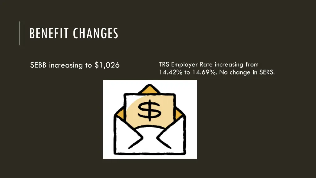 benefit changes