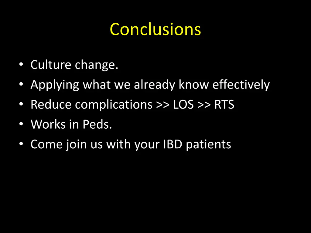 conclusions